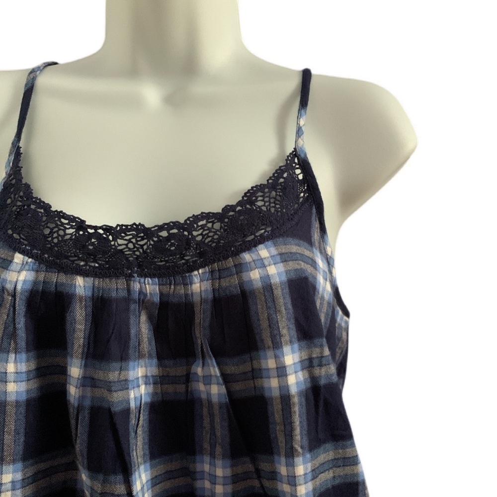 plaid lace dress